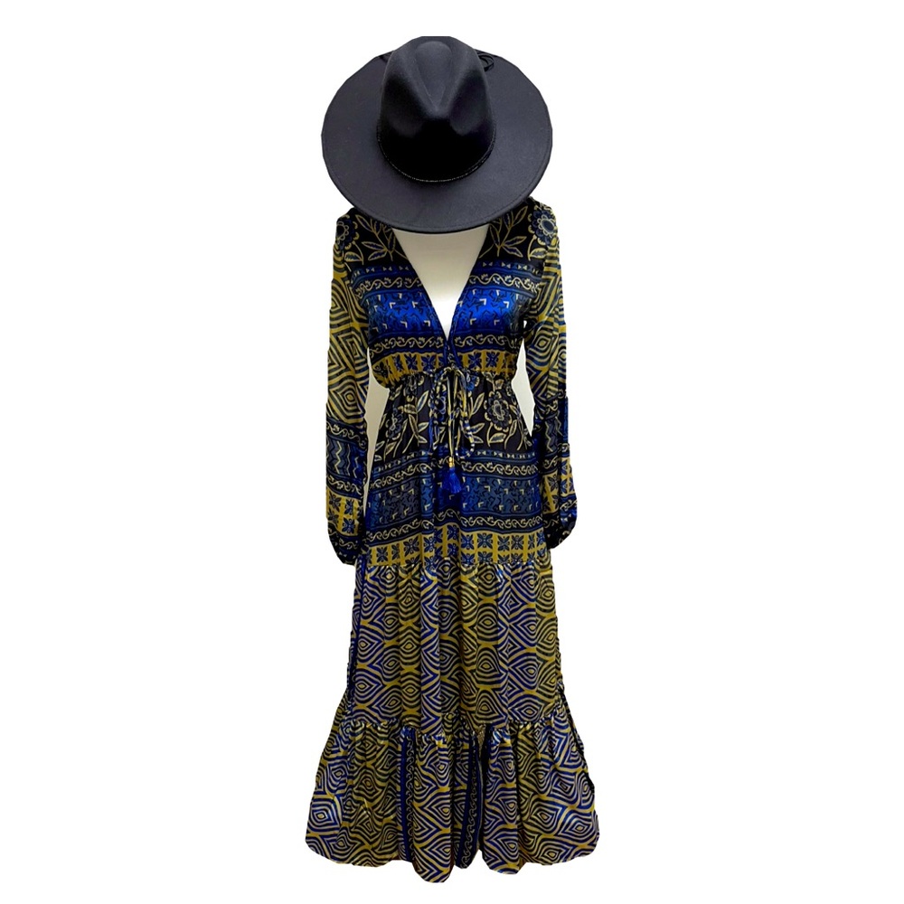 NWT-Stunning, One of a Kind, Maxi Dress-One Size